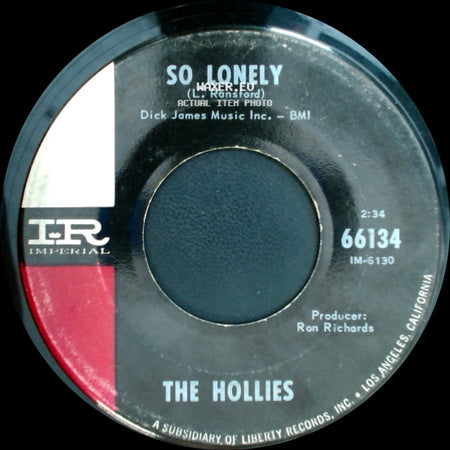 The Hollies - Look Through Any Window / So Lonely side B