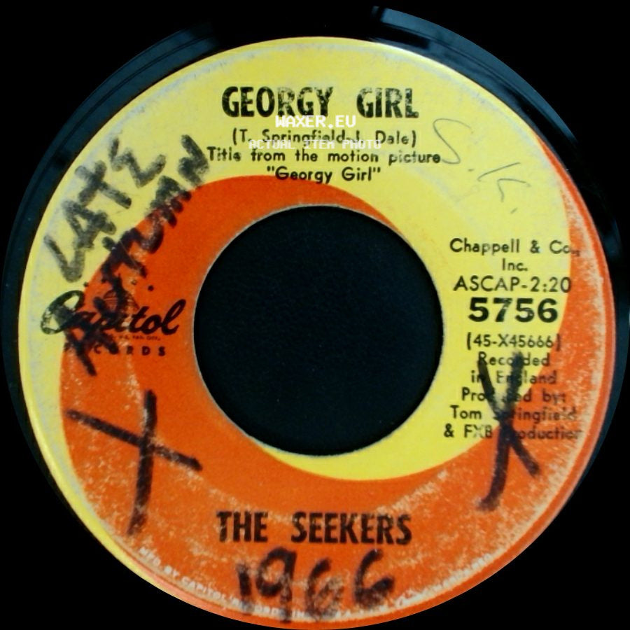 The Seekers - Georgy Girl / When The Stars Begin To Fall side A