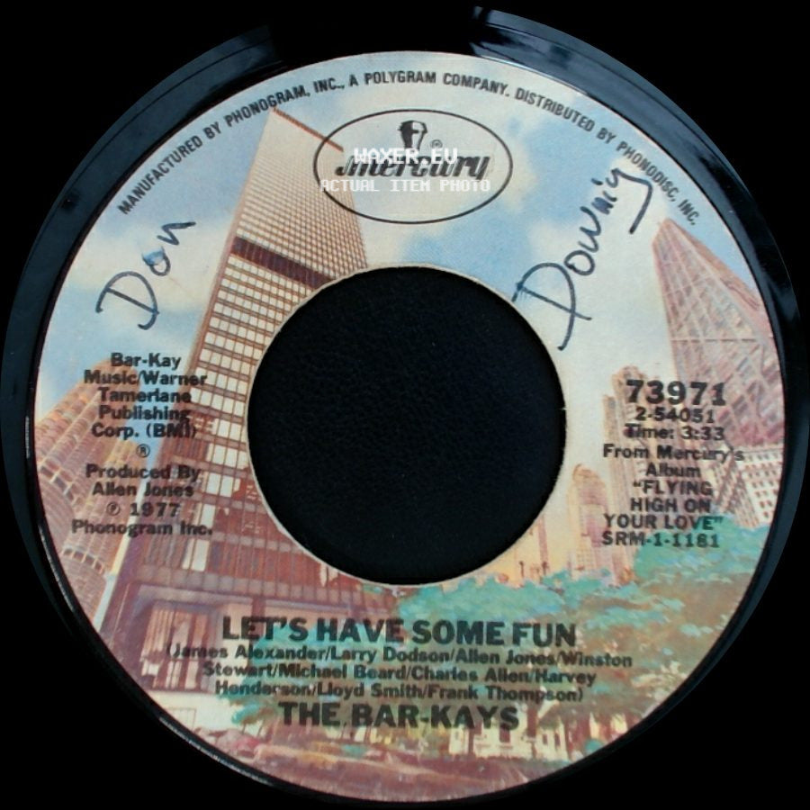 The Bar-Kays - Let's Have Some Fun / Cozy side A