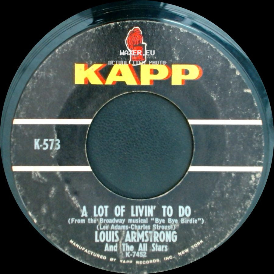 Louis Armstrong And The All Stars - Hello, Dolly! / A Lot Of Livin' To Do side B