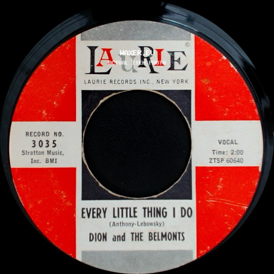 Dion And The Belmonts - Every Little Thing I Do / A Lover's Prayer side A