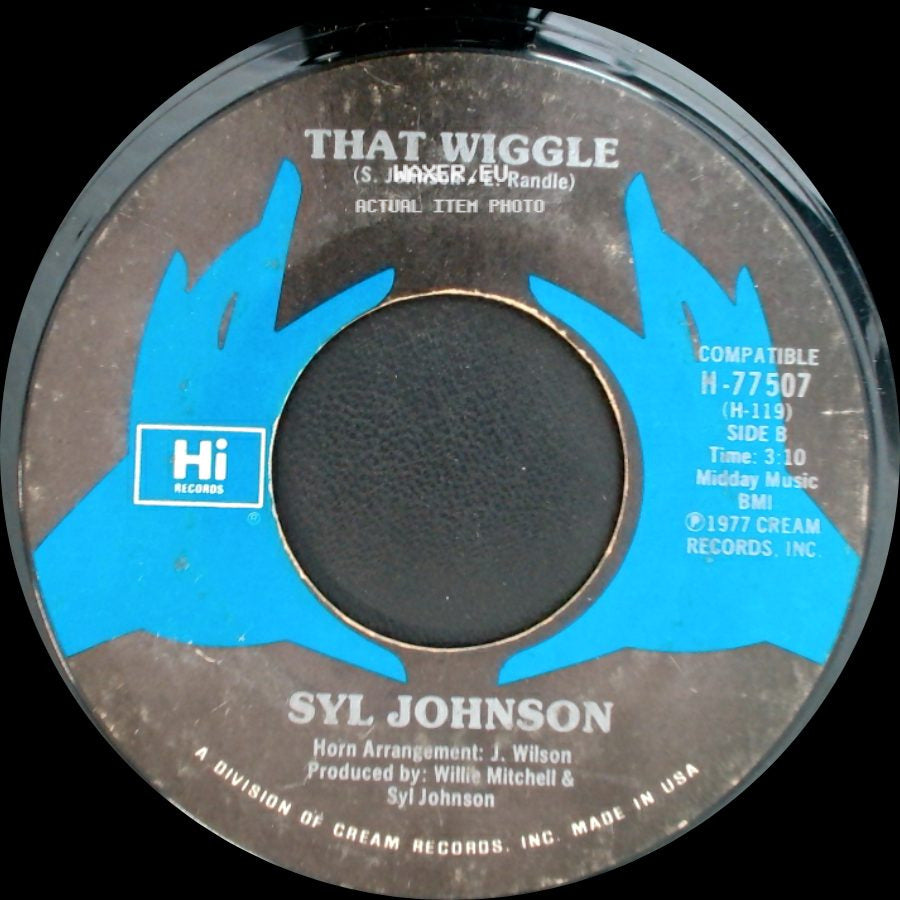 Syl Johnson - Fonk You / That Wiggle side B