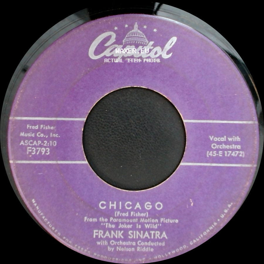 Frank Sinatra - Chicago / All The Way side A