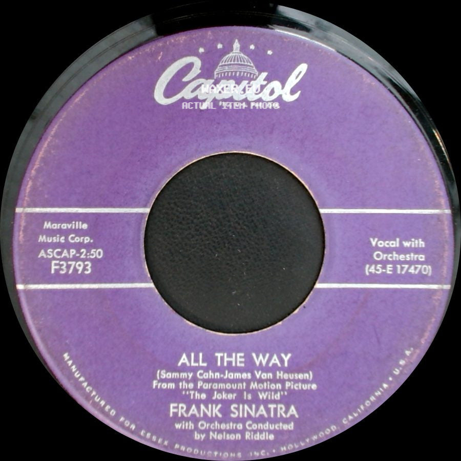 Frank Sinatra - Chicago / All The Way side B