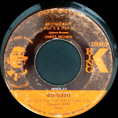 James Brown - Brother Rapp (Part 1) & (Part 2) / Bewildered side A