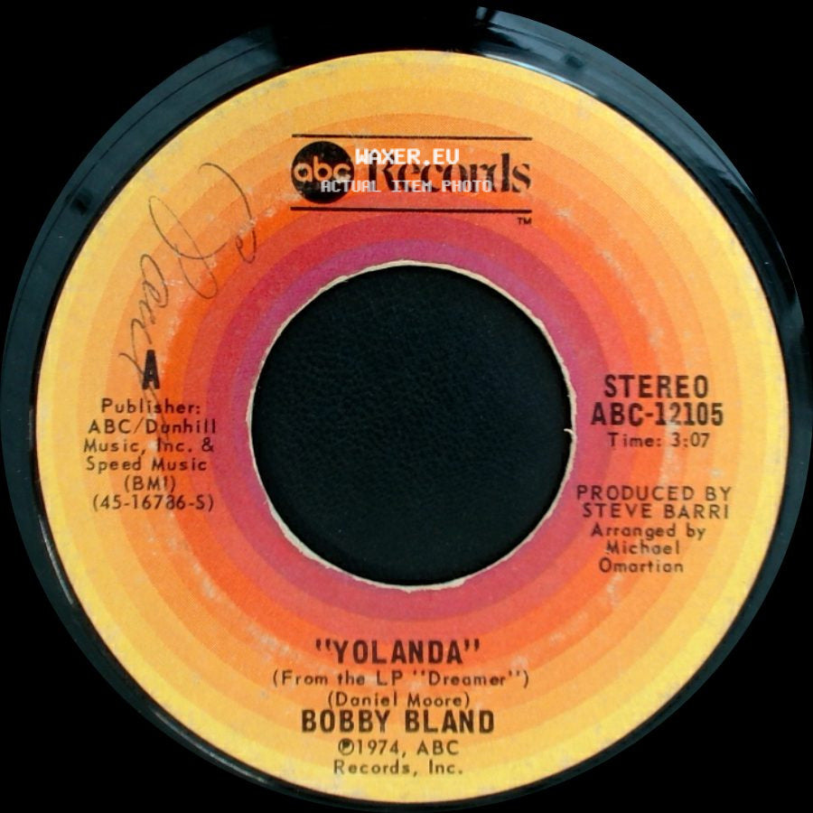 Bobby Bland - Yolanda / When You Come To The End Of Your Road side A
