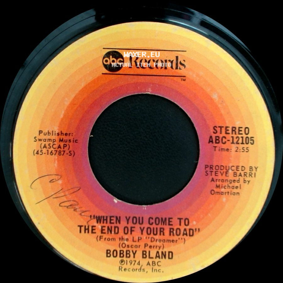 Bobby Bland - Yolanda / When You Come To The End Of Your Road side B