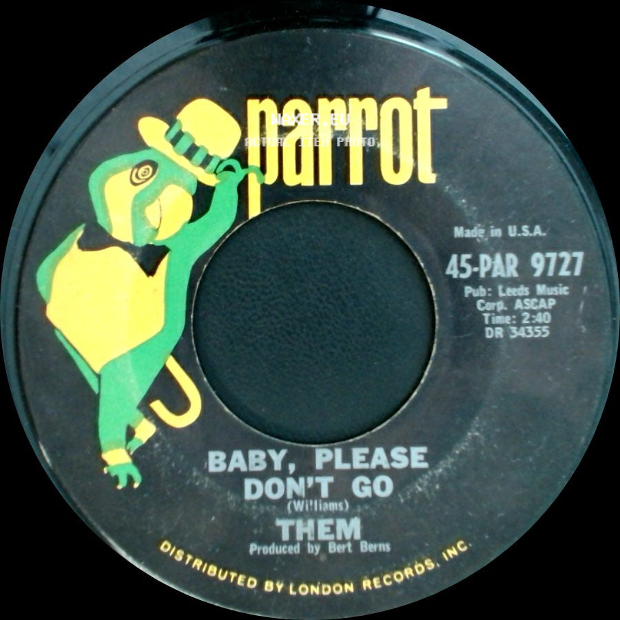 Them - Baby, Please Don't Go / Gloria side A