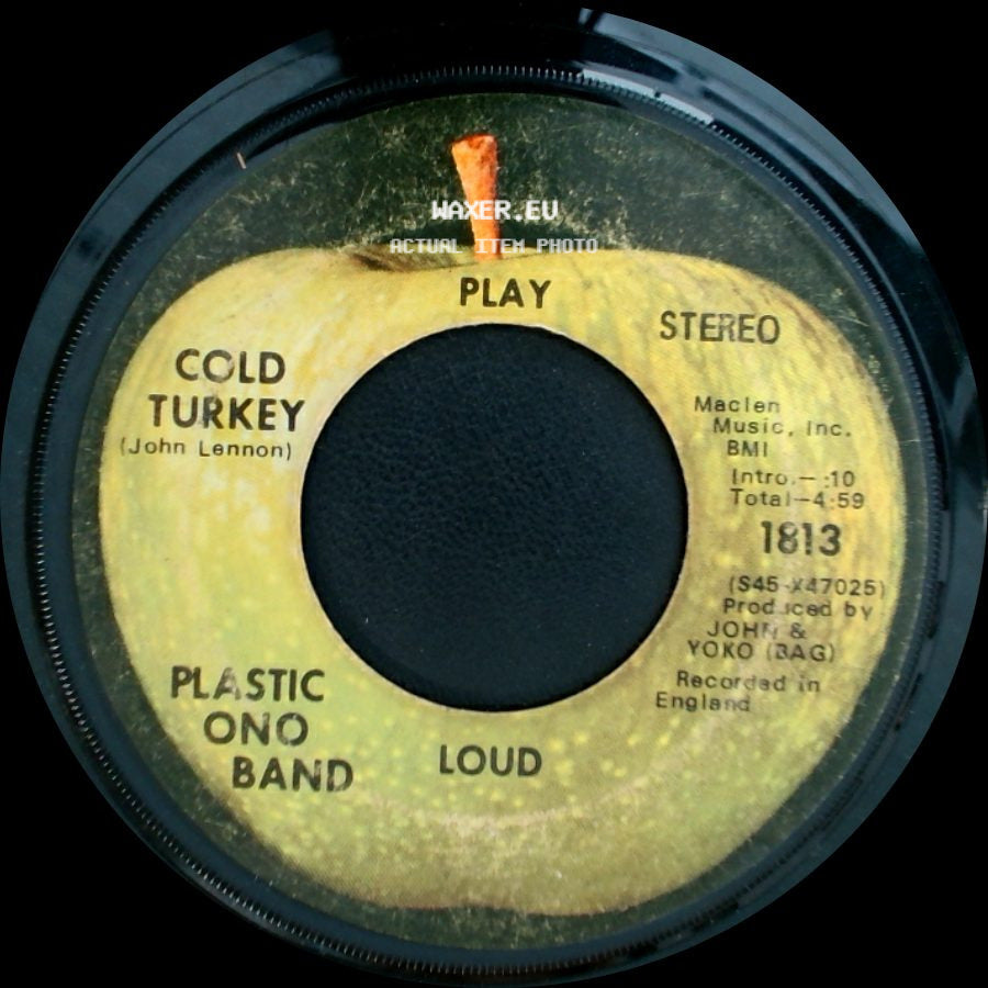 Plastic Ono Band - Cold Turkey / Don't Worry Kyoko (Mummy's Only Looking For A Hand In The Snow) side A