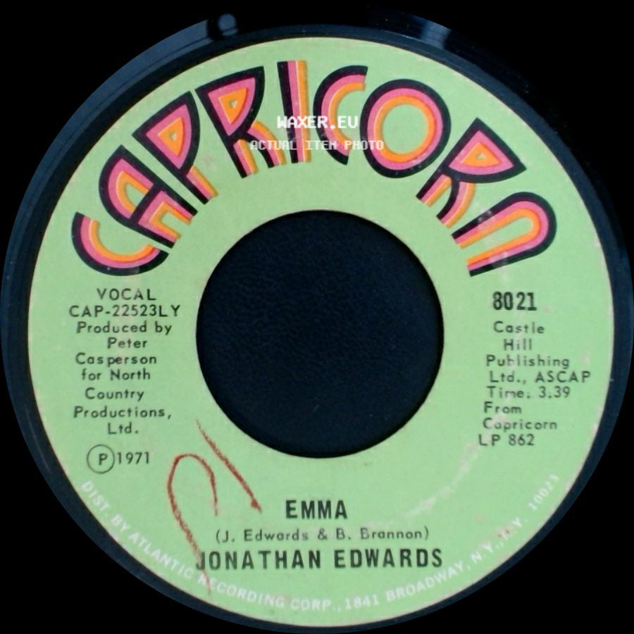 Jonathan Edwards - Emma / Sunshine side A