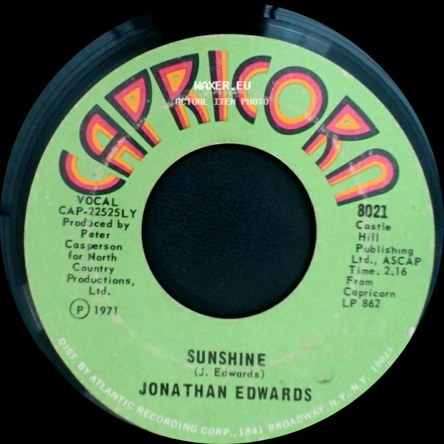 Jonathan Edwards - Emma / Sunshine side B