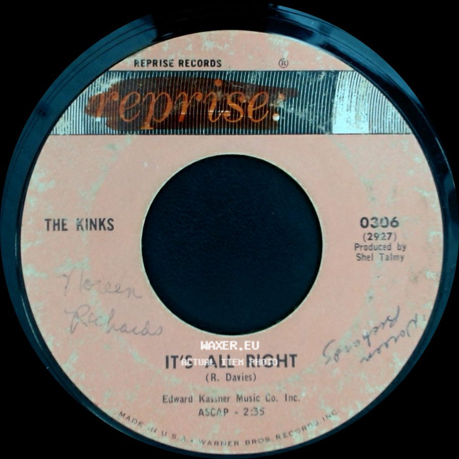 The Kinks - It's All Right / You Really Got Me side A