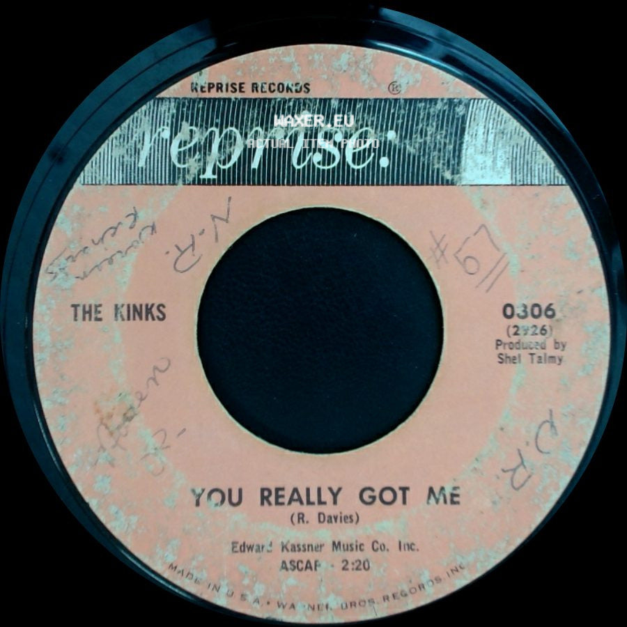 The Kinks - It's All Right / You Really Got Me side B