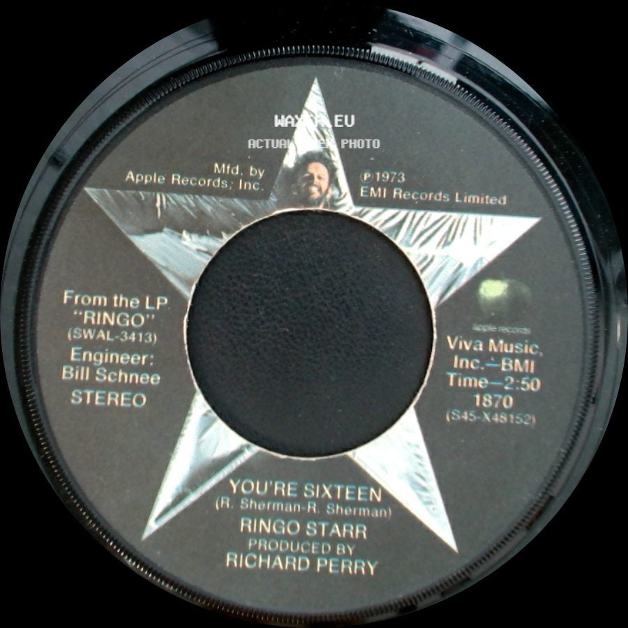 Ringo Starr - Devil Woman / You're Sixteen side B