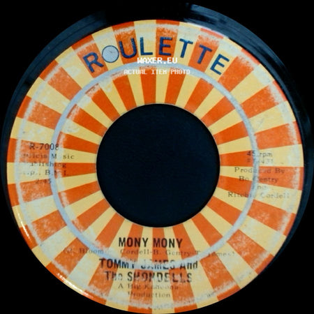 Tommy James And The Shondells / The Shoulders - Mony Mony / Two Three And I Fell side A