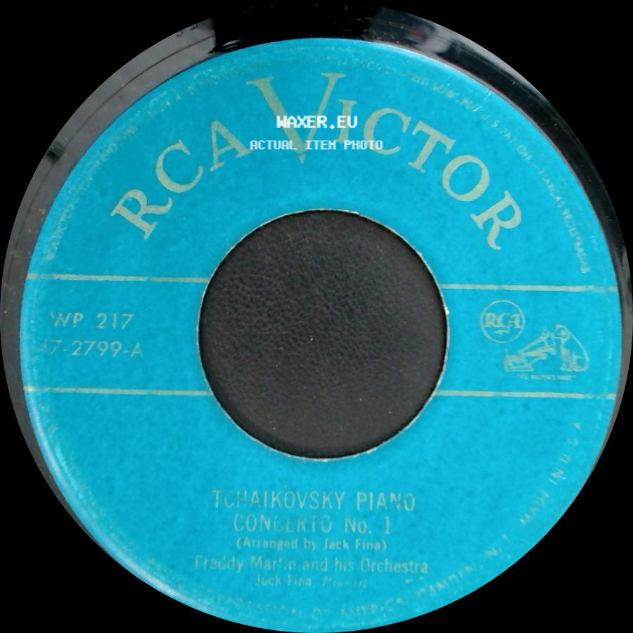 Freddy Martin And His Orchestra / Vaughn Monroe And His Orchestra - Tchaikovsky Piano Concerto No. 1 / Racing With The Moon side A