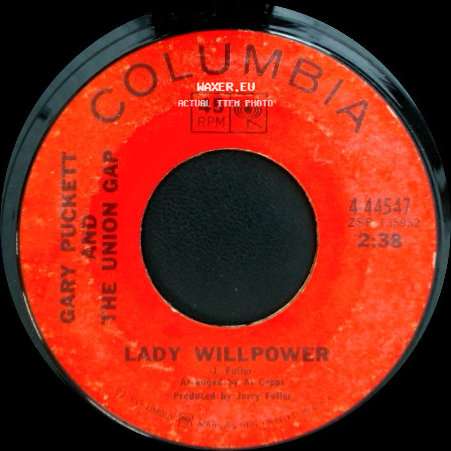 Gary Puckett And The Union Gap - Lady Willpower / Daylight Stranger side A