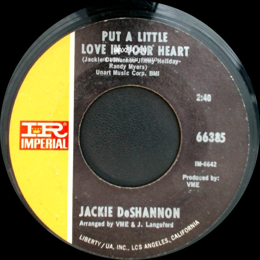 Jackie Deshannon - Put A Little Love In Your Heart / Always Together side A