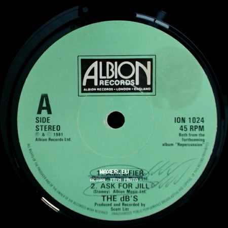 The Db's - Amplifier / Ask For Jill / Unknown Title B side A