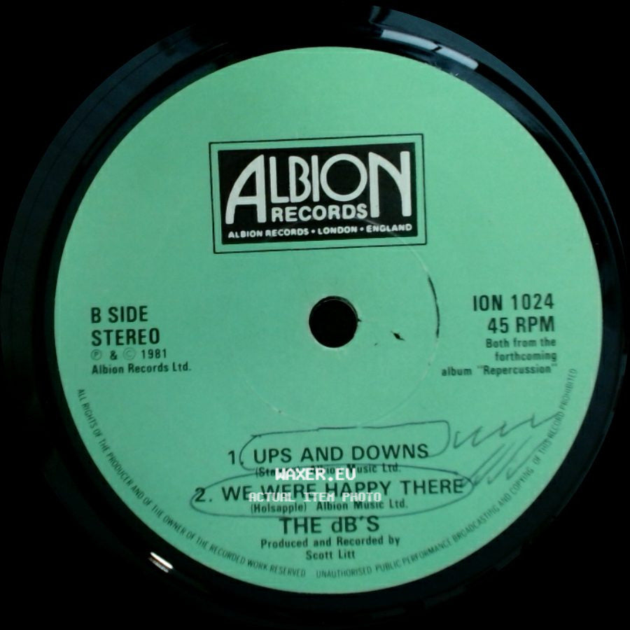 The Db's - Amplifier / Ask For Jill / Unknown Title B side B