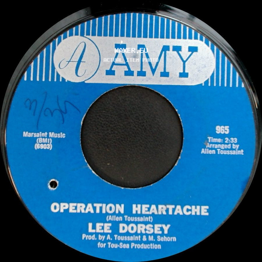 Lee Dorsey - Operation Heartache / Holy Cow side A