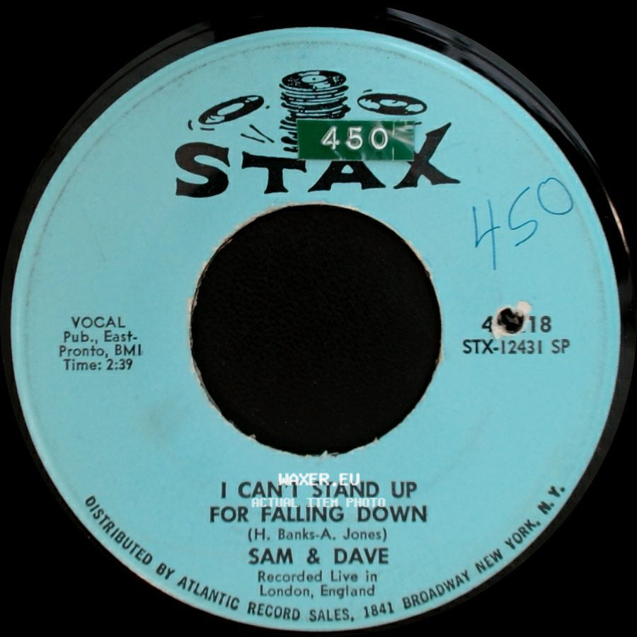 Sam & Dave - Soothe Me / I Can't Stand Up For Falling Down side B