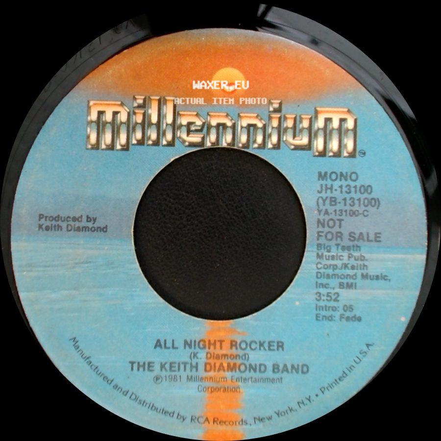 The Keith Diamond Band - All Night Rocker / All Night Rocker side A