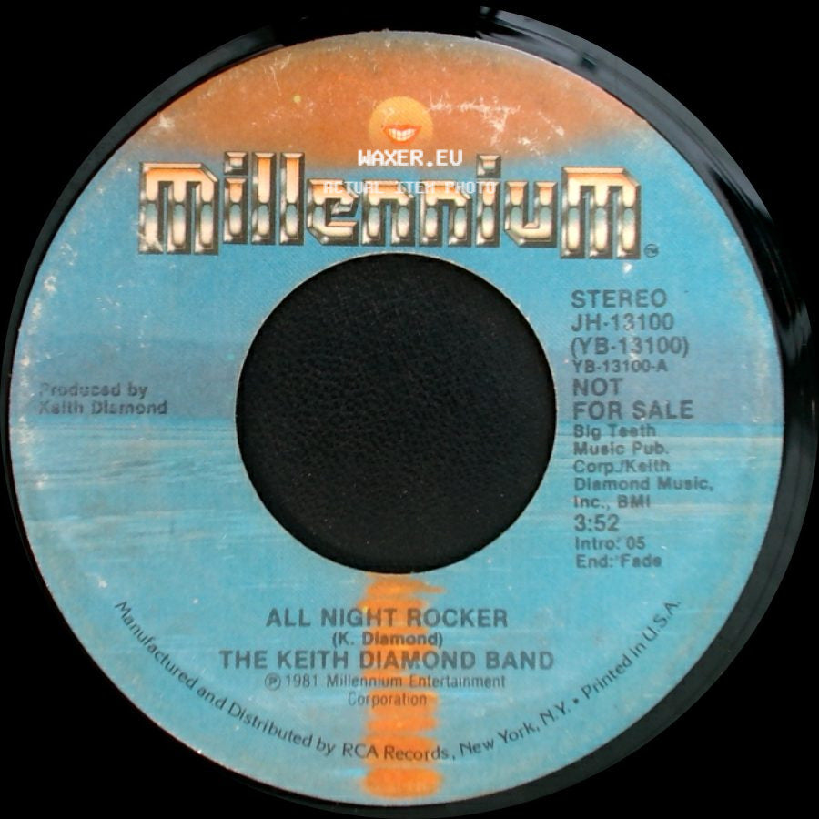 The Keith Diamond Band - All Night Rocker / All Night Rocker side B