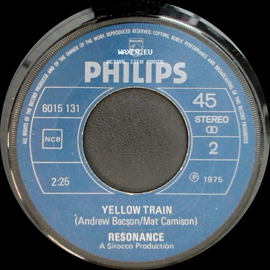 Resonance - Yellow Train / O.K. Chicago side A