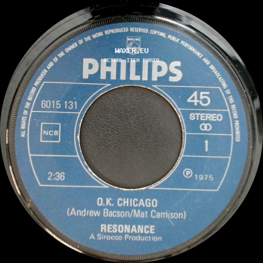 Resonance - Yellow Train / O.K. Chicago side B