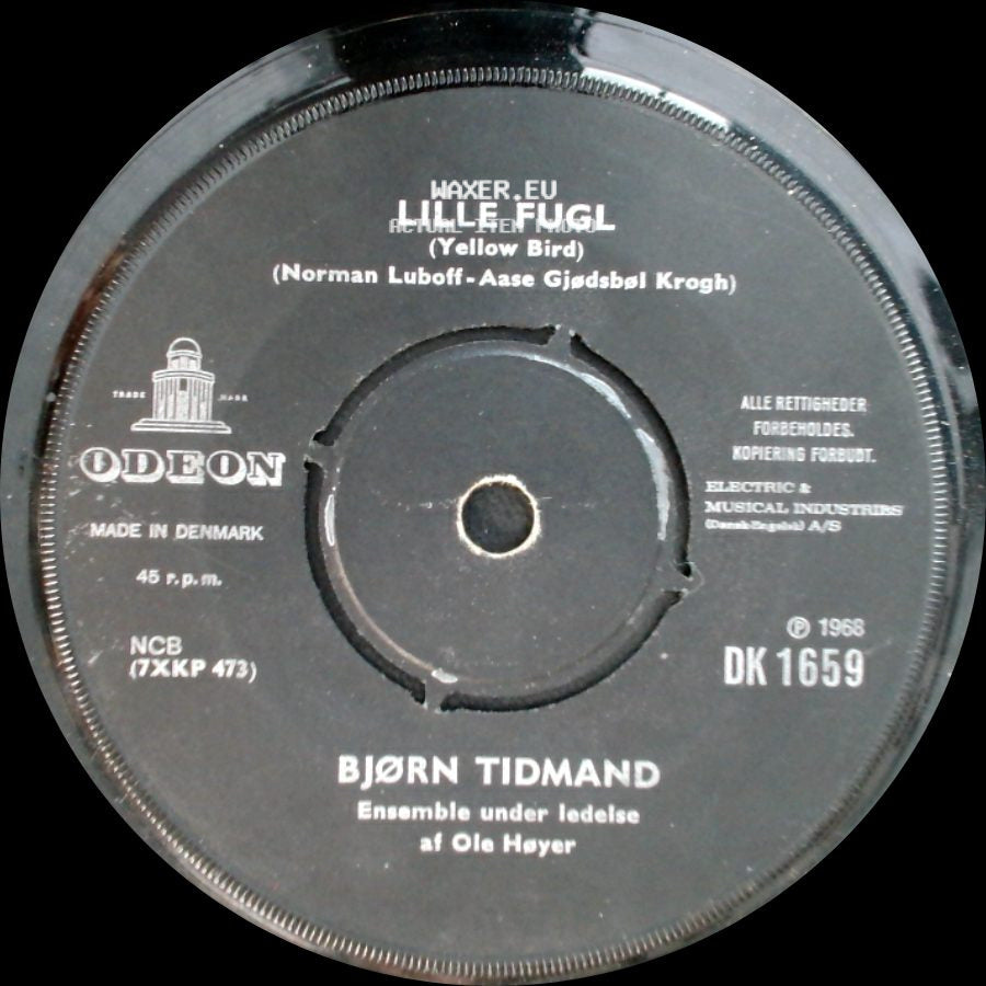 Bjørn Tidmand - Lille Sommerfugl / Lille Fugl (Yellow Bird) side B