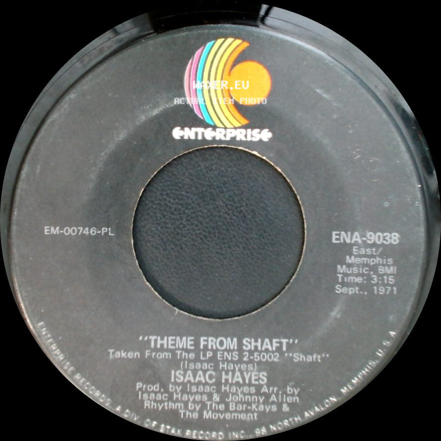 Isaac Hayes - "Theme From Shaft" / Cafe Regio's side A
