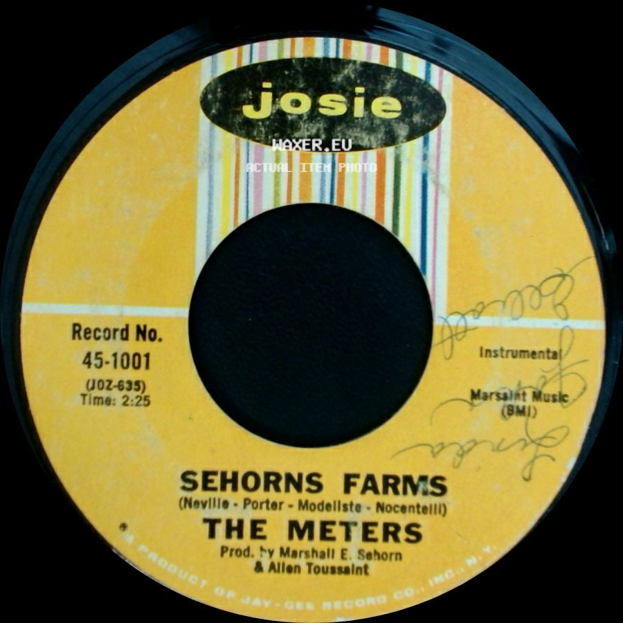 The Meters - Sehorns Farms / Sophisticated Cissy side A