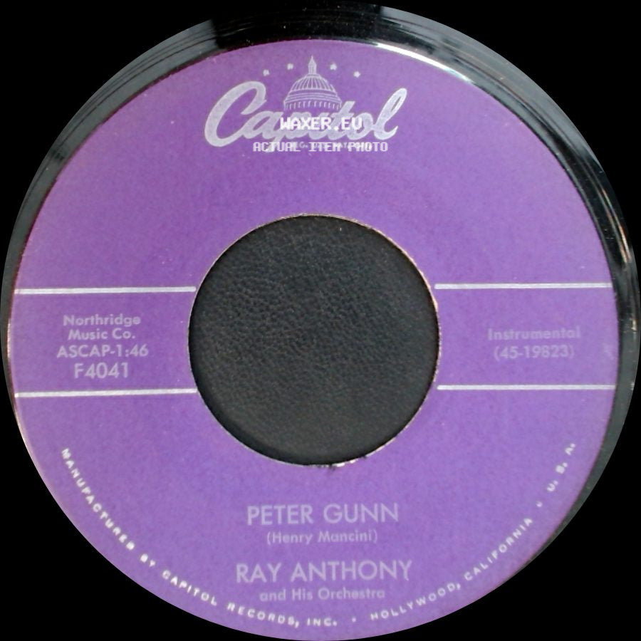 Ray Anthony And His Orchestra - Tango For Two (Mm Shall We Dance?) / Peter Gunn side B