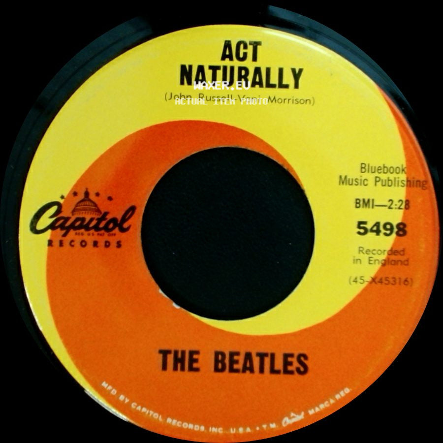 The Beatles - Act Naturally / Yesterday side A