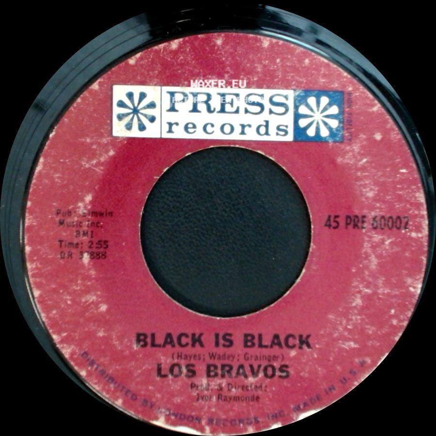 Los Bravos - Black Is Black / I Want A Name side A