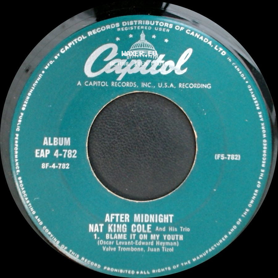 Nat King Cole And His Trio - After Midnight / After Midnight side B