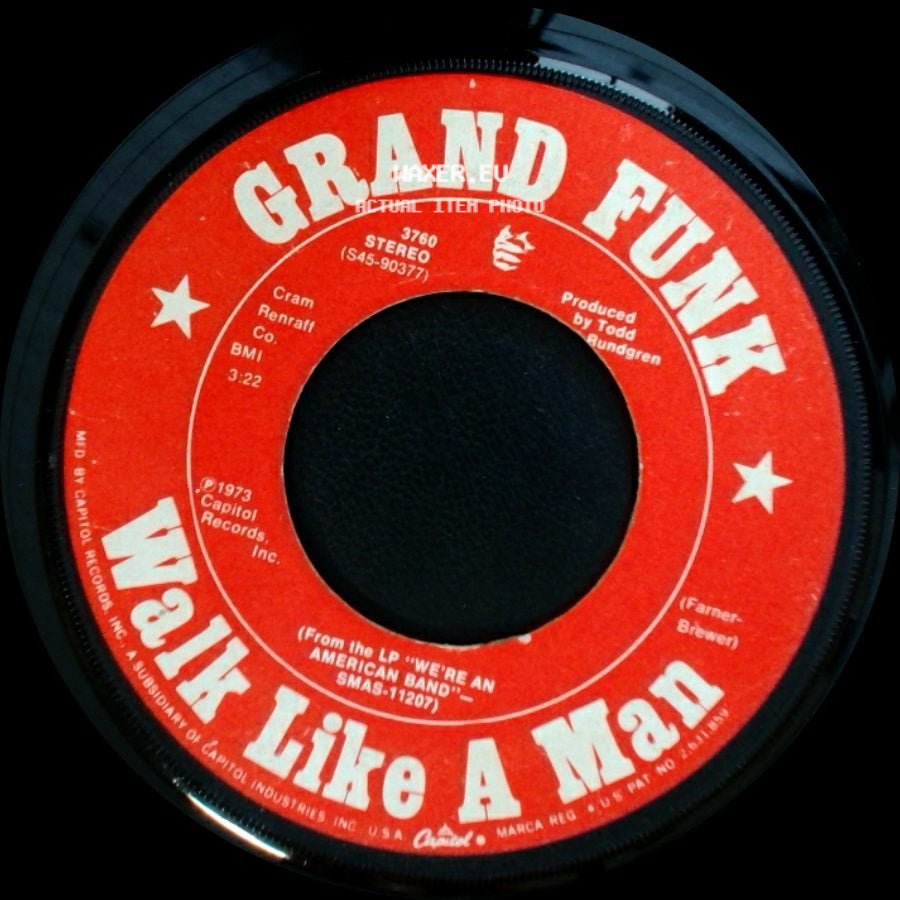 Grand Funk - The Railroad / Walk Like A Man side B