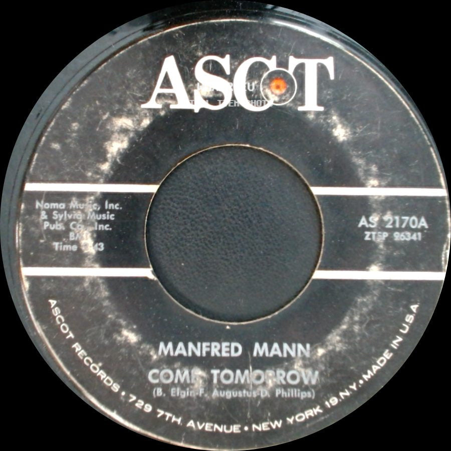 Manfred Mann - Come Tomorrow / What Did I Do Wrong side A