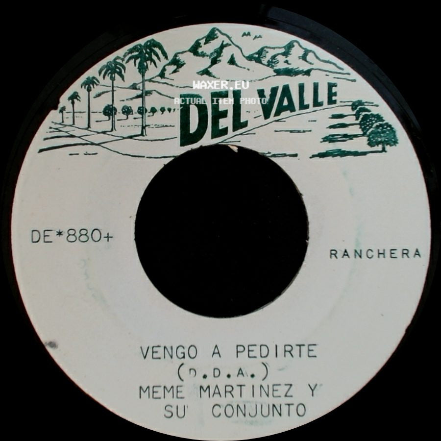 Meme Martinez Y Su Conjunto - Tango Negro / Vengo A Pedirte (P.D.A.) side B