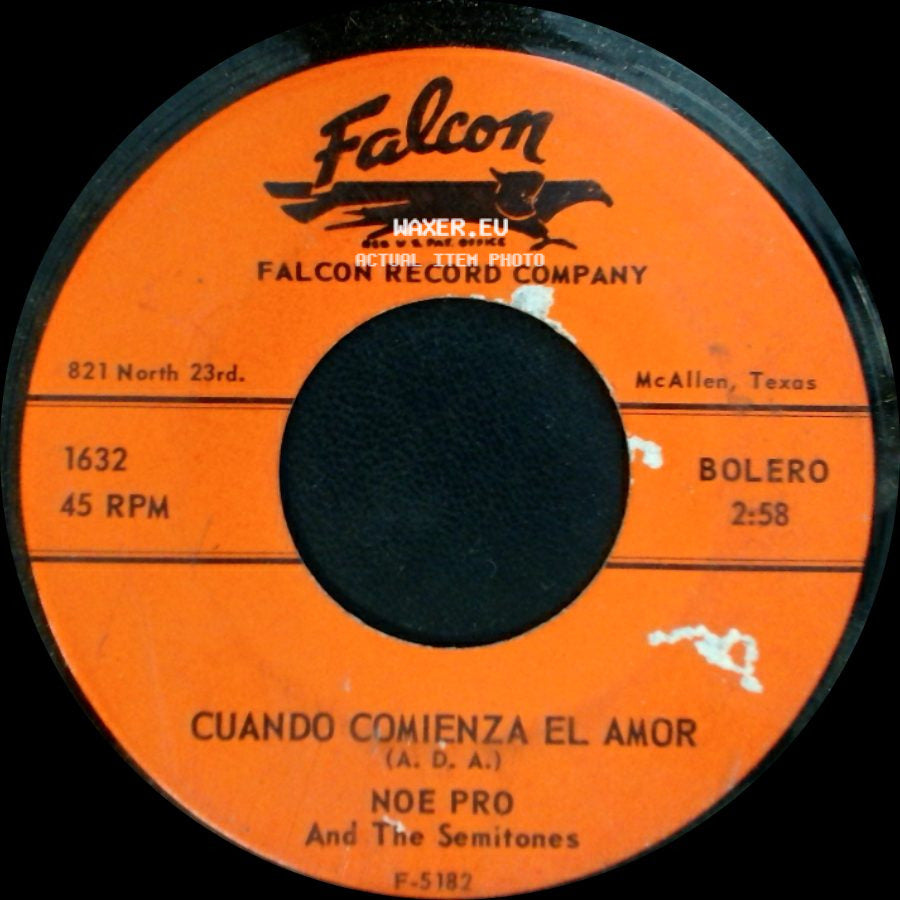 Noe Pro And The Semitones - Sin Verte / Cuando Comienza El Amor side B