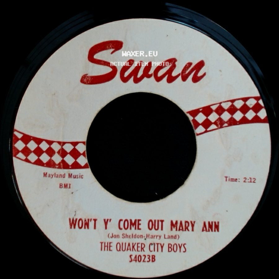 The Quaker City Boys - Won't Y' Come Out Mary Ann / Teasin' side A