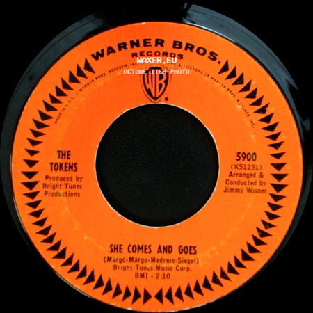 The Tokens - She Comes And Goes / Portrait Of My Love side A
