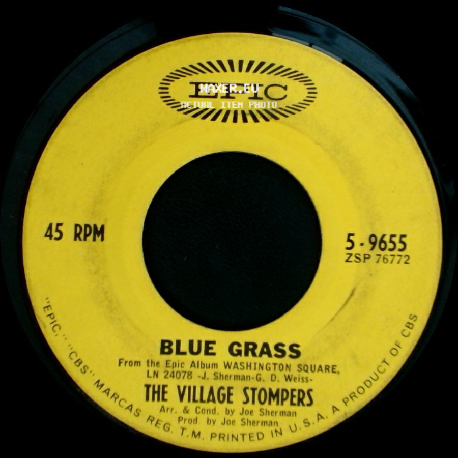 The Village Stompers - Blue Grass / The La-Dee-Da Song side A