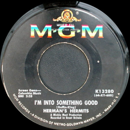 Herman's Hermits - Your Hand In Mine / I'm Into Something Good side B