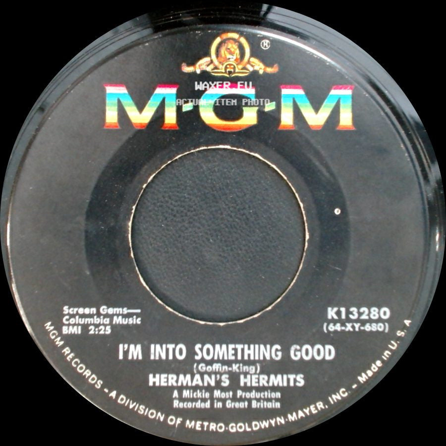 Herman's Hermits - Your Hand In Mine / I'm Into Something Good side B