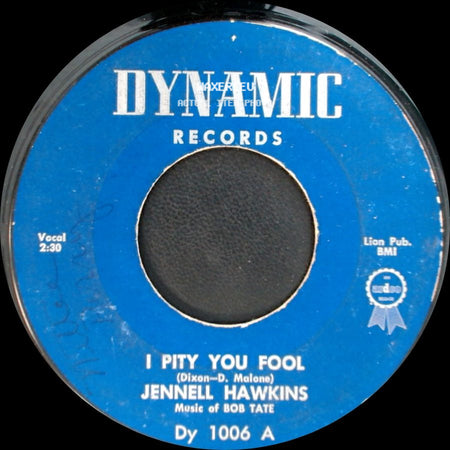 Jennell Hawkins - I Pity You Fool / Don't Worry Bout Me side A