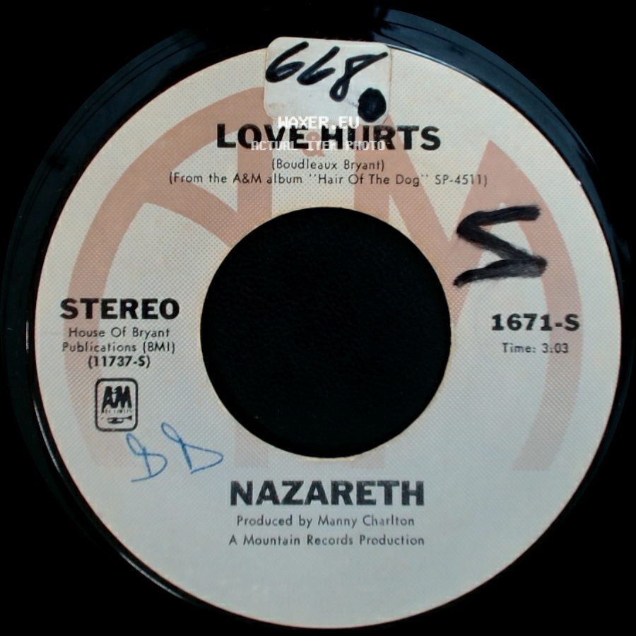 Nazareth - Love Hurts / Hair Of The Dog side A