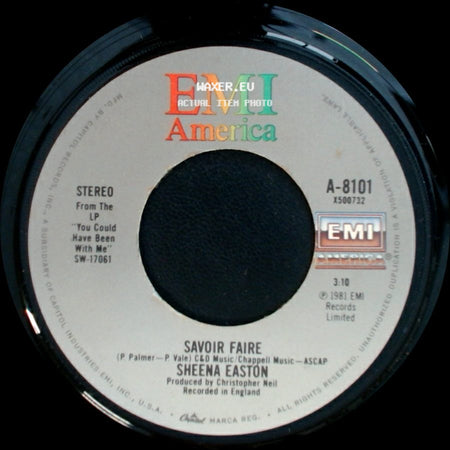 Sheena Easton - Savoir Faire / You Could Have Been With Me side A