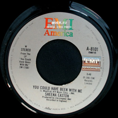 Sheena Easton - Savoir Faire / You Could Have Been With Me side B